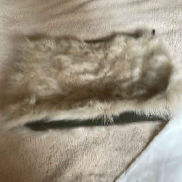 Tan nude beige fur clutch with army green leather by 3.1 Phillip lim - Picture 2 of 10